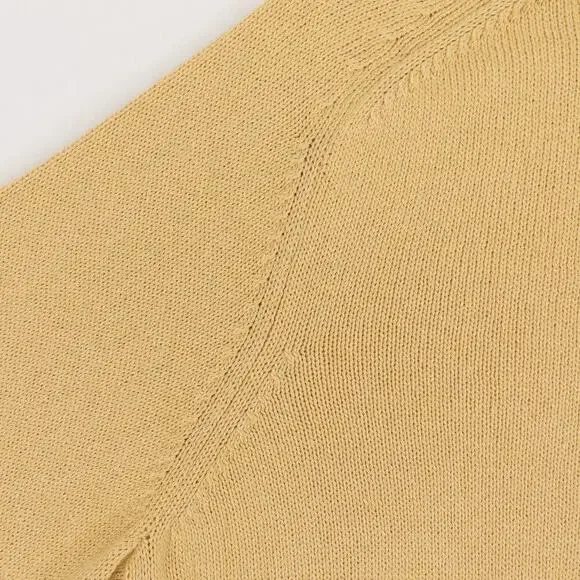 NWOT Loro Piana Mezzocollo Sweater Men's 48 (Medium) Gold - Picture 11 of 12